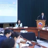 Заместитель министра иностранных дел Фам Куанг Хиеу выступает на семинаре. (Фото: ВИА)
