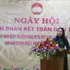 Вице-президент Во Тхи Ань Суан выступила на церемонии. (Фото: ВИА)