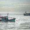 Морские рыбацкие лодки в водах Киенхай. (Фото: ВИА)