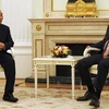 Президент Вьетнама Нгуен Суан Фук (слева) и его российский коллега Владимир Владимирович Путин на встрече в Москве 30 ноября (Фото: ВИA)