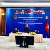 Генерал-майор Ле Куанг Дао, командующий Береговой охраной Вьетнама, открыл конференцию. (Фото: ВИА)