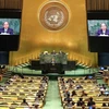Премьер-министр Нгуен Суан Фук выступает на 73-й сессии Генеральной Ассамблеи Организации Объединенных Наций. (Фото:ВИА)