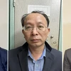 Слева обвиняемые: Нгуен Минь Туан, Нгуен Нам Лиен, Чинь Тхань Хунг. (Фото: mps.gov.vn)