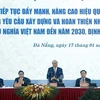 Председательствовали на конференции президент Нгуен Суан Фук и лидеры Партии и государства. (Фото: ВИА)
