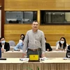 Генерал-лейтенант То Ан Со предоставил информацию прессе. (Фото: baotintuc.vn)