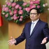 На заседании председательствовал премьер-министр Фам Минь Тьинь. (Фото: ВИА)