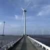 Ветряная электростанция Баклиеу оснащена 62 турбинами общей расчетной мощностью 99 МВт. (Фото: ВИА)