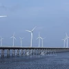 Электрические турбины были построены недалеко от пляжа Камау. (Фото: ВИА)