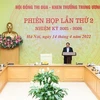 Премьер-министр Фам Минь Тьинь выступает на втором заседании Центрального совета по вопросам соревнований и награждения 14 апреля (Фото: ВИА) 