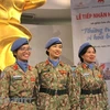 Вьетнамские солдатs-«голубые берета» несли службу в Африке. (Фото: Минь Ань/Vietnam+)