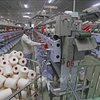 Производство пряжи на заводе Ha Nam Textile Co., Ltd., провинция Ханам. (Фото: ВИА)