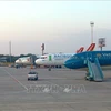 Самолеты вьетнамских авиалиний на аэропорту Нойбай. (Фото: ВИА)