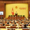 Председатель Выонг Динь Хюэ выступил на закрытии второй сессии Национального собрания 15-го созыва. (Документальное фото: Чи Зунг/ВИА)