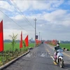 Сельская дорога в уезде Фукат (провинция Биньдинь). (Фото: Тыонг Куан/ВИА)