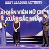 На церемонии награждения лучших актеров в кинофестивале в 2018 году. (Фото: sggp.org.vn)