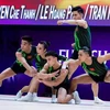 Вьетнам завоевал золотую медаль в групповом зачете чемпионата мира по аэробной гимнастике 18 июня в Гимарайнше, Португалия. (Фото предоставлено FIG)