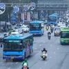 Столица Ханой намерена создать систему общественного транспорта, которая к 2025 году сможет удовлетворить 30-35% потребностей местных жителей в поездках. (Фото: ВИА) 