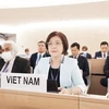 Посол Ле Тхи Тует Май приняла участие в 51-й сессии Совета ООН по правам человека. (Фото ВИА)