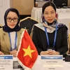 Генеральный директор ВИА Ву Вьет Чанг (справа) во главе вьетнамской делегации на 18-й Генеральной ассамблее OANA. (Фото: ВИА)
