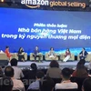 Г-жа Лай Вьет Ань и другие спикеры обсуждали на Неделе Amazon 2022. (Фото: Vietnam+)