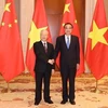 Генеральный секретарь ЦК КПВ Нгуен Фу Чонг имел встречу с премьер-министром КНР Ли Кэцяном. (Фото: ВИА)