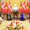 Вице-президент Во Тхи Ань Суан провела переговоры с наследным принцем Дании Фредериком и принцессой Марией. (Фото: ВИА)