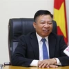 Посол Вьетнама в Камбодже Нгуен Хи Танг дает интервью ВИА. (Фото: ВИА)