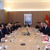 Премьер-министр Фам Минь Тьинь провел переговоры с премьер-министром Люксембурга Ксавье Беттелем. (Фото: ВИА)