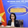 Заместитель официального представителя Министерства иностранных дел Фам Тху Ханг. (Фото: опубликовано ВИА)