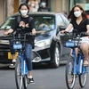 В прошлом году Народный комитет Ханоя одобрил предложение городского департамента транспорта, которое позволяет компании Tri Nam предоставлять услуги общественного велосипедного транспорта в течение 12 месяцев. (Фото: vtv.vn)