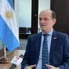 Посол Аргентины во Вьетнаме Луис Пабло Мария Бельтрамино дает интервью корреспонденту ВИА (Источник: ВИА)