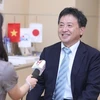 Глава Представительства JICA во Вьетнаме Симидзу Акира дает интервью ВИА. (Фото: ВИА) 