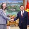 Заместитель премьер-министра Чан Хонг Ха принимает г-жу Рамбу Халиди, главного постоянного представителя Организации Объединенных Наций по развитию во Вьетнаме. (Фото: Ван Диеп/ВИА)