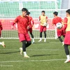 28 февраля сборная Вьетнама по футболу до 20 лет проведет тренировку на стадионе «Истиглол» в узбекском городе Фегана. (Фото: VFF)