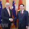 Председатель Национального собрания Выонг Динь Хюэ встретился с премьер-министром Австралии Энтони Альбанезе во второй половине дня 30 ноября 2022 года. (Фото: ВИА)