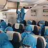 Рейс доставил домой граждан из Европы во время пандемии Covid-19. (Фото: tuoitre.vn)