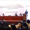 Заместитель министра иностранных дел До Хунг Вьет выступил со вступительной речью. (Фото: Фыонн Уен/опубликовано ВИА)