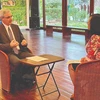 Посол Франции во Вьетнаме Николя Варнери дает интервью газете Le Courrier du Vietnam. (Фото: Ван Ань/CVN)