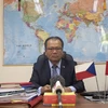 Посол Вьетнама в Чехии Тхай Суан Зунг дал интервью корреспонденту ВИА. (Фото: ВИА)
