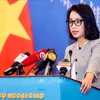 Заместитель пресс-секретаря Министерства иностранных дел Вьетнама Вьетнам Фам Тху Ханг. (Фото: опубликовано ВИА)