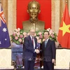 Президент Во Ван Тхыонг и премьер-министр Австралии Энтони Альбанезе. (Фото: Тхонг Нят/ВИА)