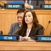 Советник-посланник Ле Тхи Минь Тхоа, заместитель постоянного представителя Вьетнама при ООН (Фото: ВИА)