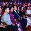 В программе приняли участие президент Кореи Юн Сок Ёль с супругой, вице-президент Во Тхи Ан Суан. (Фото: ВИА)