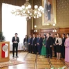 Президент Во Ван Тхыонг выступает на встрече с мэром Вены Михаэлем Людвигом. (Фото: Тхонг Нят/ВИА)