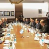 На переговорах между заместителем премьер-министра Чан Лыу Куангом и премьер-министром Израиля Биньямином Нетаньяху. (Фото: ВИА)