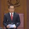 Сеа Киан Пэн был официально приведен к присяге в качестве спикера Парламента Сингапура утром 2 августа 2023 года. (Фото: qdnd.vn)