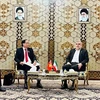 Заместитель председателя Национального собрания Чан Куанг Фыонг проводит переговоры с первым заместителем председателя Национальной ассамблеи Ирана Али Никзадом во время его визита в Иран (декабрь 2022 г.). (Фото: ВИА)