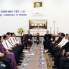 Президент штата Во Ван Тхыонг посетил Конференцию епископов в Хошимине. (Фото: ВИА)
