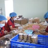 Рабочие на МСП, специализирующемся на экспорте кешью, в южной провинции Биньфыок (Фото: ВИA)