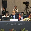 Делегация Вьетнама на конференции. (Фото: Хыу Чиен, корреспондент ВИА в Джакарте)